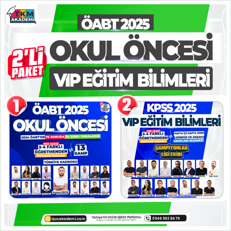 2025 MEB/AGS – ÖABT – TKM Akademi