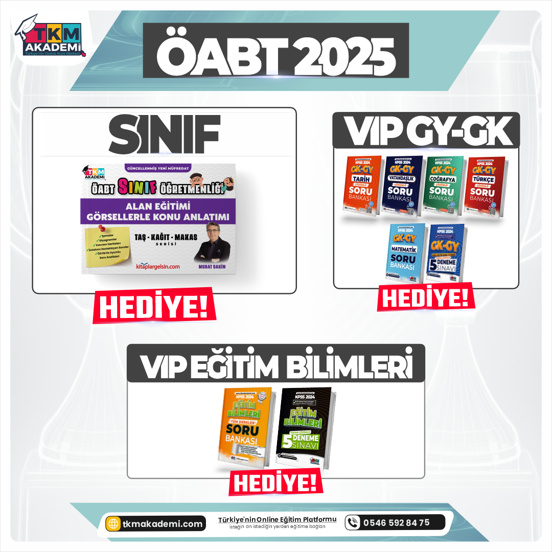 2025 Sınıf Öğretmenliği – TKM Akademi