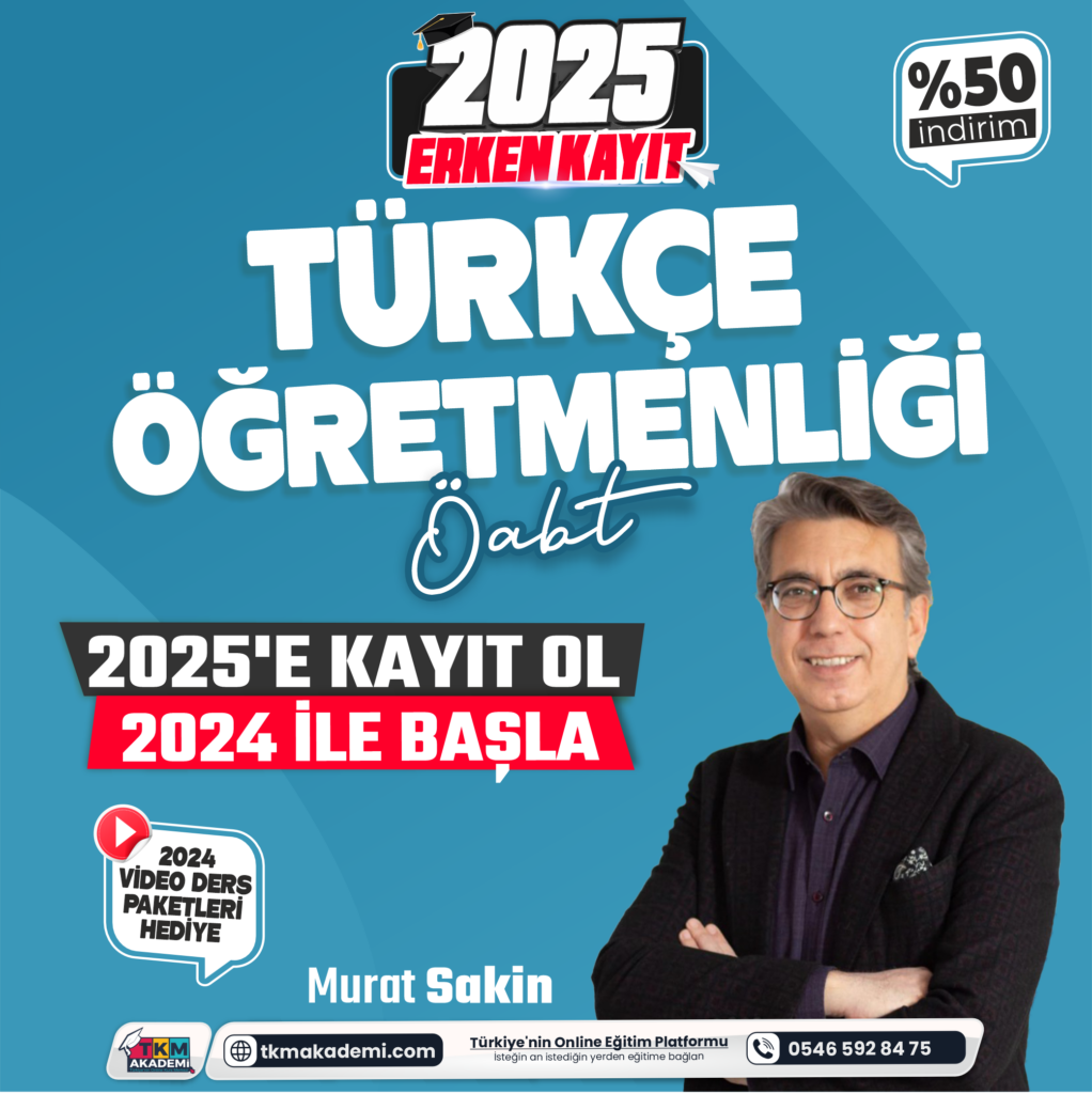 2025 Türkçe Öğretmenliği – TKM Akademi